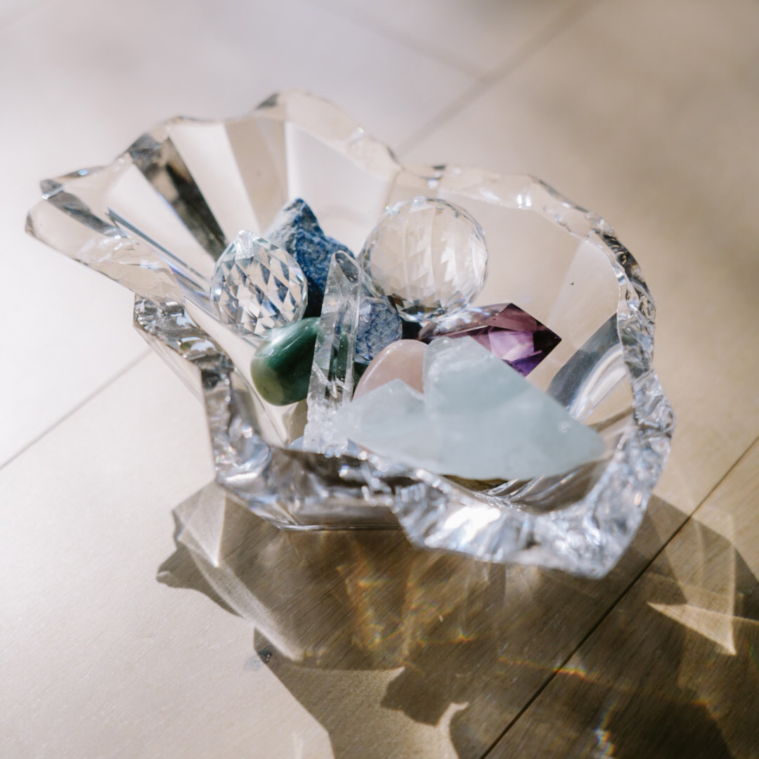 kristalleja vaasissa